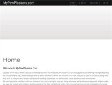 Tablet Screenshot of mypawpleasers.com